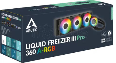 Kit Watercooling AIO Arctic Liquid Freezer III Pro RGB - 360mm (Noir)