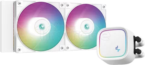 Kit Watercooling AIO DeepCool LE520 RGB - 240mm (Blanc)