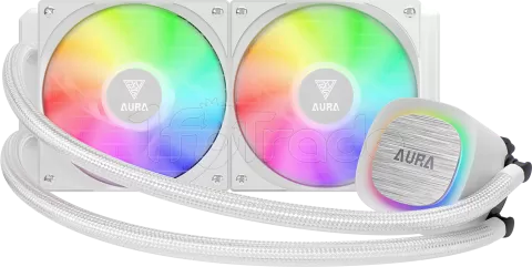 Kit Watercooling AIO Gamdias Aura GL V2 RGB - 240mm (Blanc)
