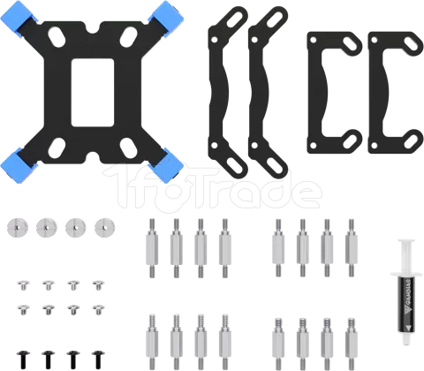 Kit Watercooling AIO Gamdias Aura GL V2 RGB - 240mm (Blanc)