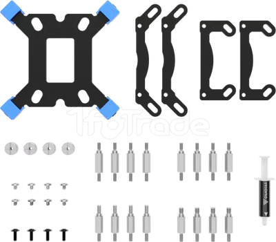 Kit Watercooling AIO Gamdias Aura GL V2 RGB - 240mm (Blanc)