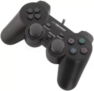Manette de jeu Esperanza Corsair EG106 pour PC (Noir)