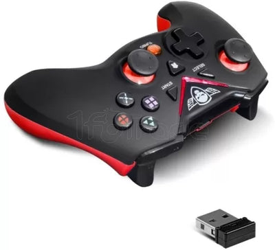 Manette de jeu sans fil Spirit of Gamer XGP Xtrem pour PS3 (Noir/Rouge)