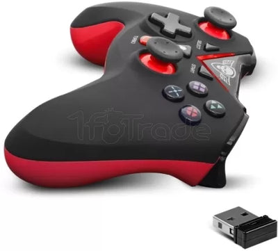 Manette de jeu sans fil Spirit of Gamer XGP Xtrem pour PS3 (Noir/Rouge)