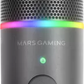 Microphone Mars Gaming MMIC-XT RGB avec bras de montage (Noir)
