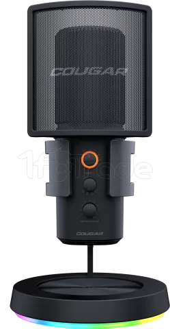 Microphone sur pied Cougar Screamer-X RGB (Noir)