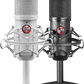 Microphone sur pied Mars Gaming MMICX Pro Studio (Blanc)