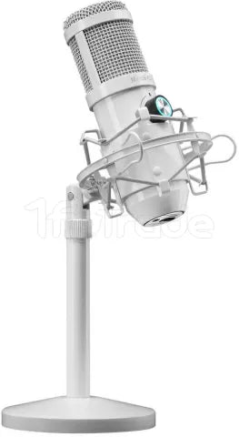 Microphone sur pied Mars Gaming MMICX Pro Studio (Blanc)