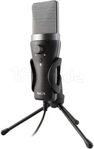 Microphone sur pied NGS MS120 USB (Noir)