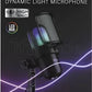 Microphone sur pied T'nB Illumination RVB (Noir)