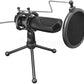 Microphone Trust GXT 232 Mantis Streaming avec trépied