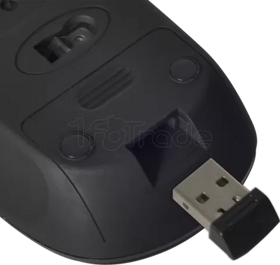 Pack 2en1 (Clavier/Souris) sans fil Advance Slim Compact (Noir)
