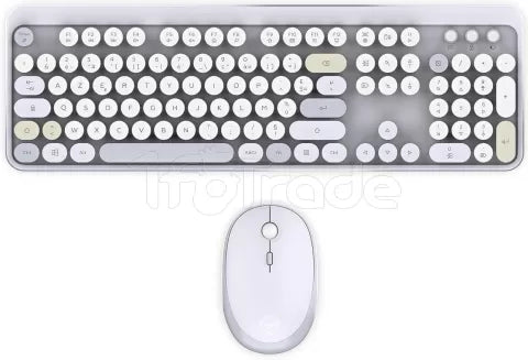 Pack 2en1 (Clavier/Souris) sans fil Mobility Lab Pure (Blanc)