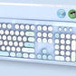 Pack 2en1 (Clavier/Souris) sans fil Mobility Lab Pure Color (Bleu)