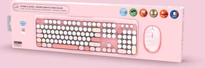 Pack 2en1 (Clavier/Souris) sans fil Mobility Lab Pure Color (Rose)