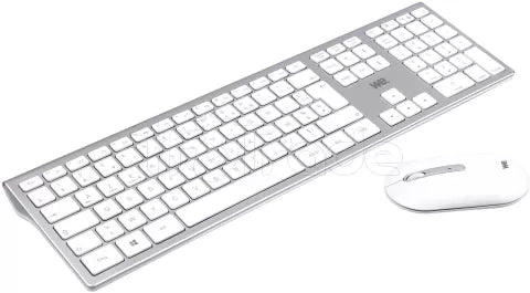 Pack 2en1 (Clavier/Souris) sans fil We (Gris/Blanc)