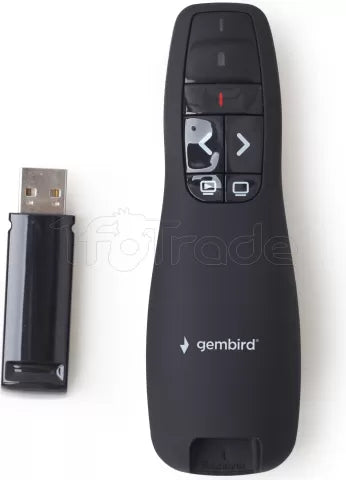 Pointeur Laser sans fil Gembird (Noir)