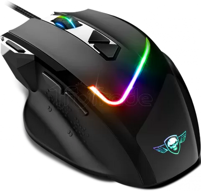 Souris filaire Gamer Spirit of Gamer Pro-M3 RGB (Noir) avec tapis